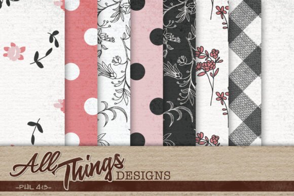 Download Pretty in Pink Digital Scrapbook Kit - Digital scrapbook Collection