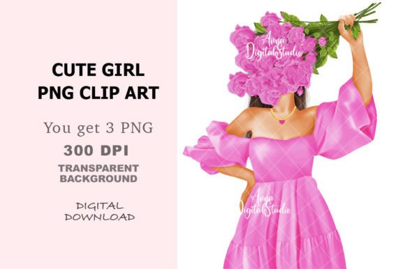 Download Fashion Girl Clip Art, Cute Girl PNG - Fashion girl clip art Collection